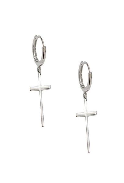 

925 sterling silver cross designer luxury earrings for women new trend lady fashion jewelry pendientes mujer gifts7120264