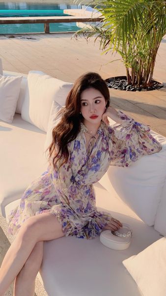 

zim dress australian dress brand designer street style the tama playsuit in iris print spring 2023 collection wonderland silk playsuit featu, Black;pink