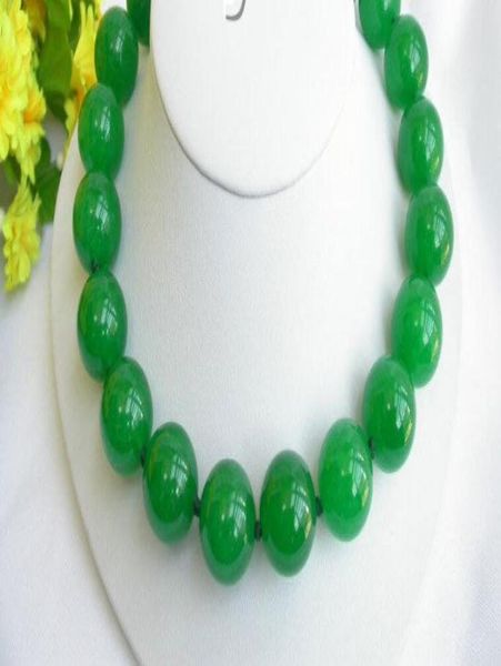 

healthy round natural green jade necklace 16mm01234567811609, Silver