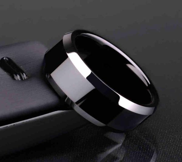 

ring men titanium black01234567891011121314159269863, Silver