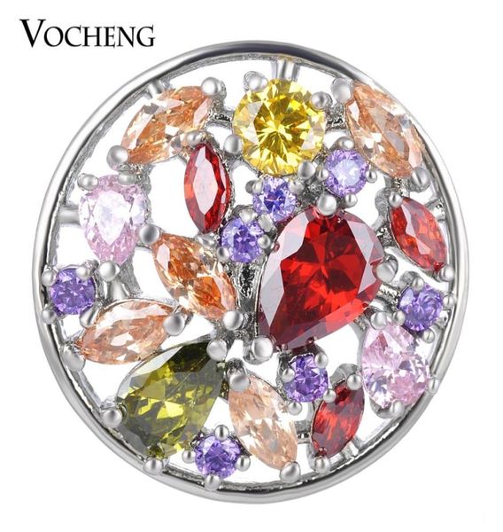 

noosa snap charms drop cz stone copper material 4 colors 18mm luxury button vn14027790543