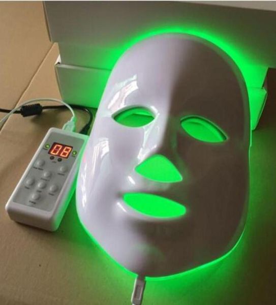 

pon led pdt skin whitening facial mask led light therapy rejuvenation 7 colors beauty mask3828702