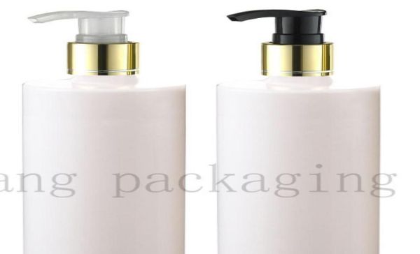 

500ml 12pcs empty white plastic lotion shampoo bottle500cc cosmetic container1410349