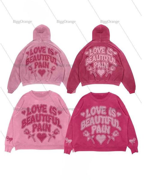 

women s hoodies sweatshirts american retro pullover sweatshirt spring and autumn loose lazy chic hong kong flavor brand hiphop jacket 230711, Black