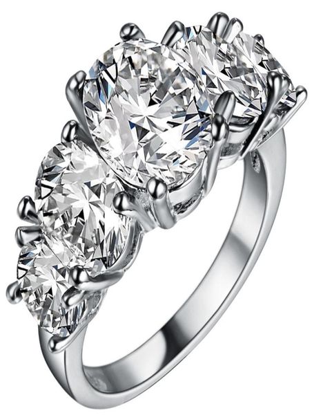 

925 sterling silver ring diamond ring five stone ring0121125393