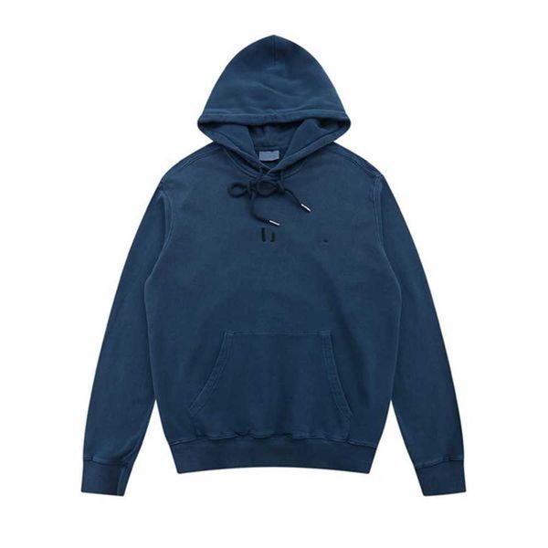 

mens hoodie pullover classic sweatshirts letter embroidery heavy industry washing round neck couple hoodies sjgs, Black