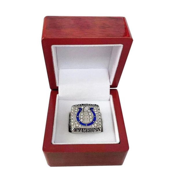 

1970 2006 johnny unitas commemorative championship ring colts size 11 18k gold plated whole for men gift5009547, Silver