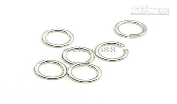 

100pcslot 925 sterling silver open jump ring split rings accessory for diy craft jewelry gift w50083752214