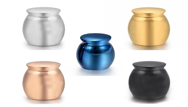 

5 colors small keepsake urns for human ashes mini cremation urn ashes keepsake memorial ashes holder 25x16mm4168942, Silver