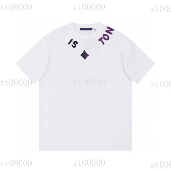 

22ss designer letter printed t shirts tee fashion sweatshirt high street short sleeve summer casual t-shirt breathable men women crew neck t, Black;brown