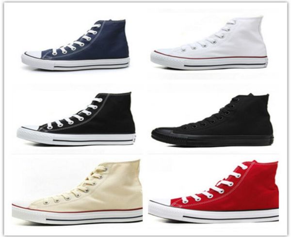 

lowwomen039s men039s canvas shoes 10 colors laced up casual shoes sneaker shoes retail size 35447346530, Black