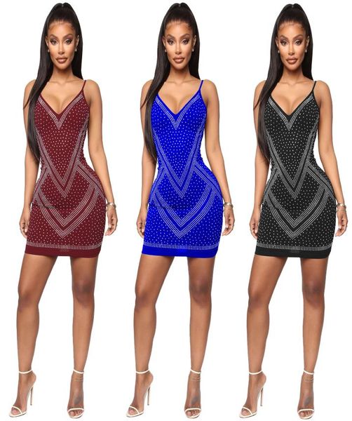 

women new style night club fashionable set auger round collar european and american wind dresses9987394, Black;gray