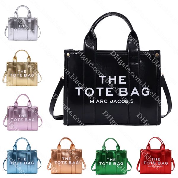 

designer tote bag classic letter leather handbag large capacity square women leisure handbag fashion solid color shopping bag