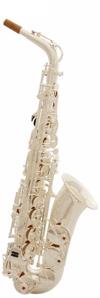 

advanced professional e-flat alto silver plated saxophone sax