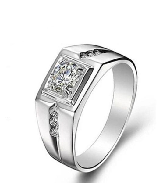 

silverplated ring for men039s wedding birthday boyfriend gift4890765, Golden;silver