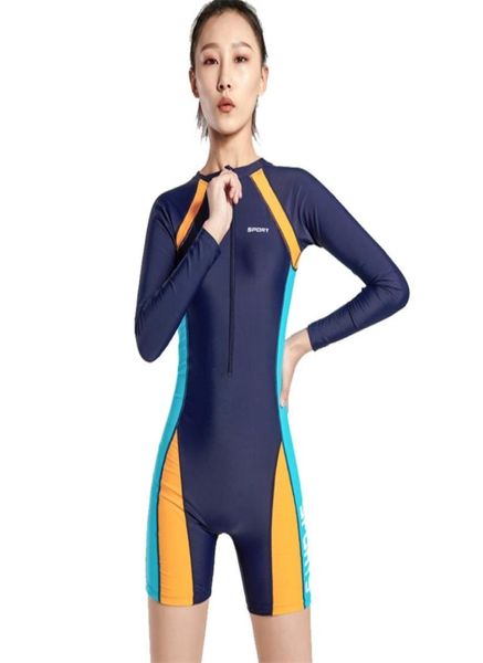 

diving swimsuit print m4xl large long sleeve women swimwear bathing suit rash guard surfing swimming rashguard 2107285663598, White;black