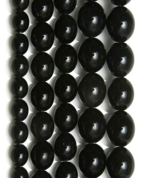 

8mm natural stone black obsidian round loose beads 15quot strand 4 6 8 10 12 14mm pick size for jewelry making6340573