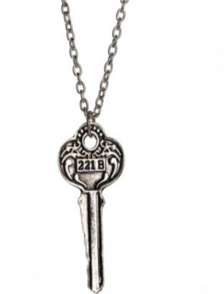 

selling the key to 221b sherlock necklace pendants new movies jewelry silver and bronze pendant ps05694523788