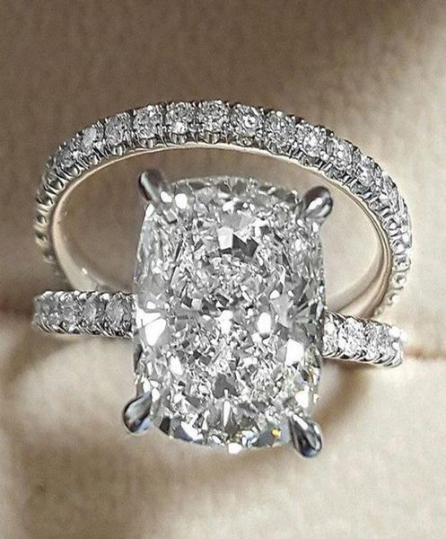 

fashion crystal rhinestones engagement rings set jewelry accessories girl gift wedding anniversary women ring5070912, Slivery;golden