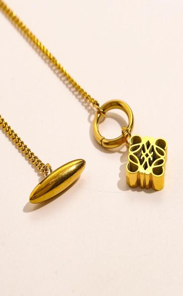 

choker necklace designer 925 silver plated 18k gold plated stainless steel letter pendant necklaces for women wedding9072336