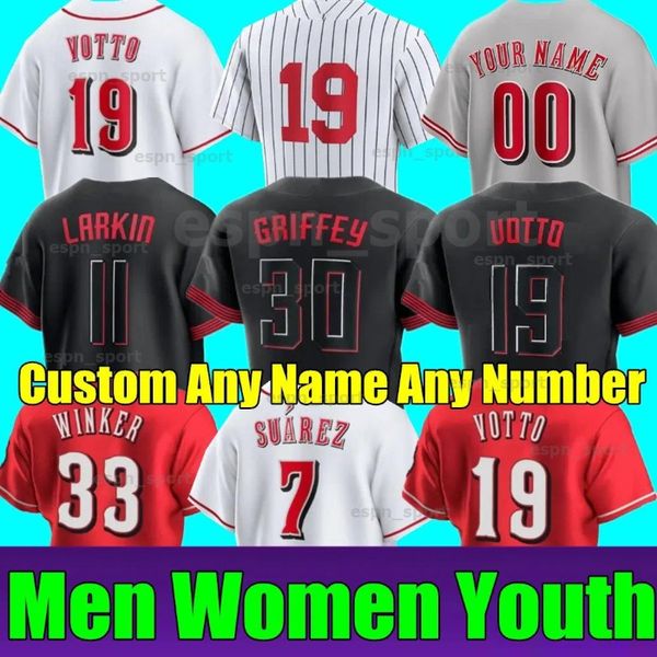 

2023 custom 44 de la cruz black city connect jonathan india jersey hunter greene joey votto stuart fairchild nick lodolo jose barrero tyler, Blue;black