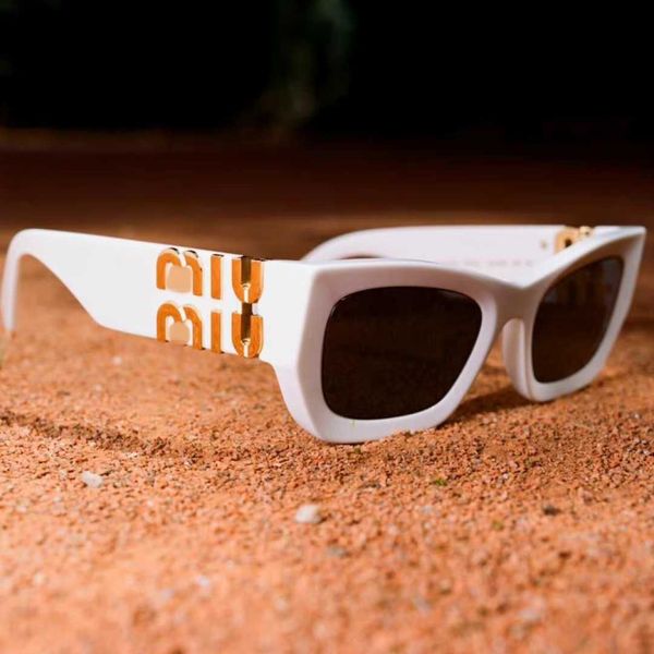 

mm sunglasses for fashionable letter box outdoor smu09w net red sun women's glasses, White;black