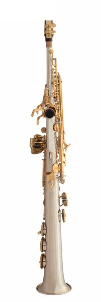 

senior professional soprano bb nickel-plated saxophone soprano saxophone,brass
