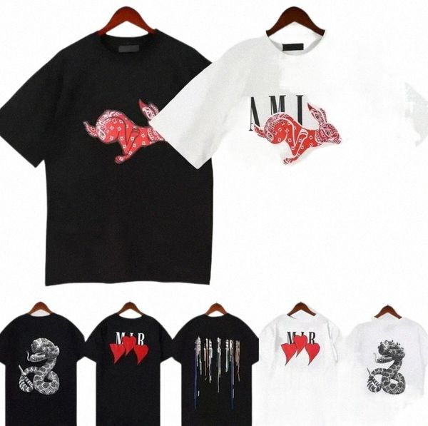 

summer mens t shirts womens amaris designer printed tees fashion man t-shirt quality cotton casual short sleeve luxury hip hop streetwear t, White;black