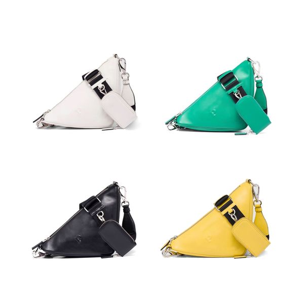 

womens triangle prad handbags satchel bags luxurys designer clutch men genuine leather luggage bag pochette shoulder travel beach bag strap