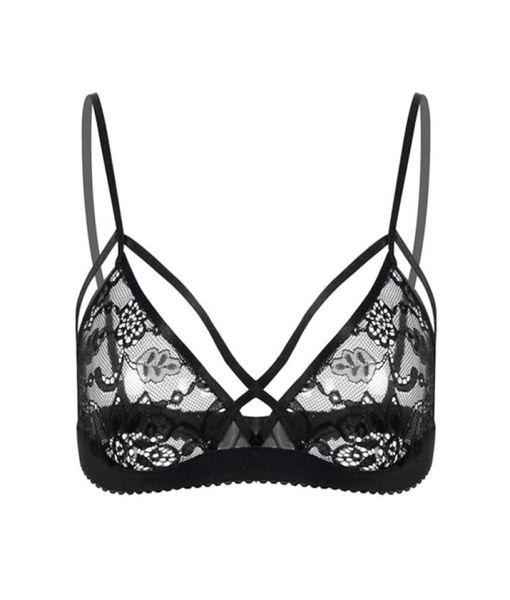 

whole women black floral print adjustable straps lace v neck bra underwear 8544413, Red;black