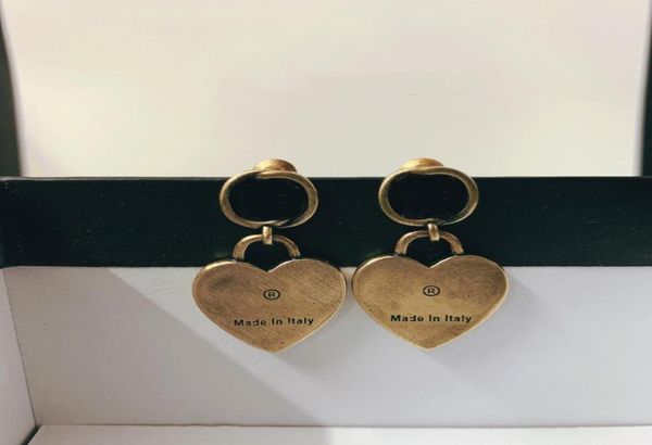 

bronze 925 silver pin earrings fashion for woman trend retro design earrings letter earrings jewelry supply7435767