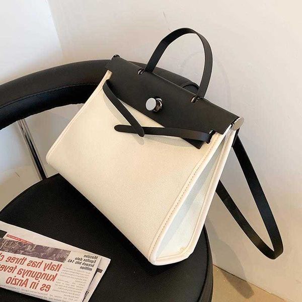 

h home original kelys tote bags online store bag large capacity womens summer versatile 2023 new fashion crossbody canvas advanced sense han