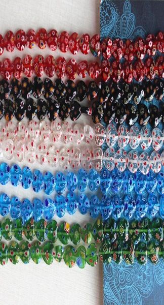 

12x12x5mm millefiori glass puffed loose heart beads 10mm hole for jewelry usefactory about 165 pieces per lo7362708, Crystal