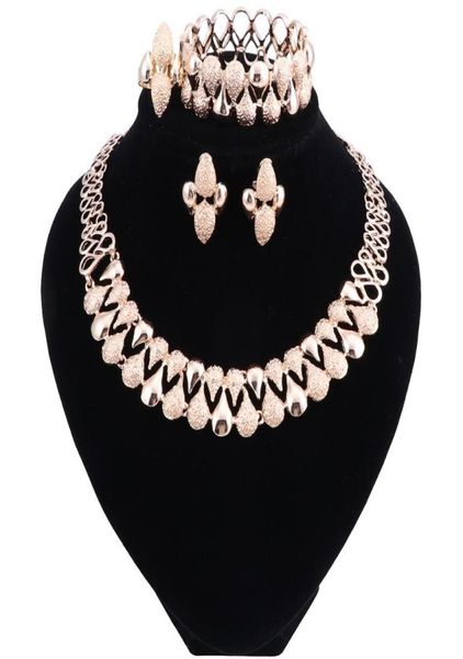 

dubai jewelry sets for women african beads jewelry set wedding indian ethiopian jewellery statement necklace earrings set6536934, Slivery;golden