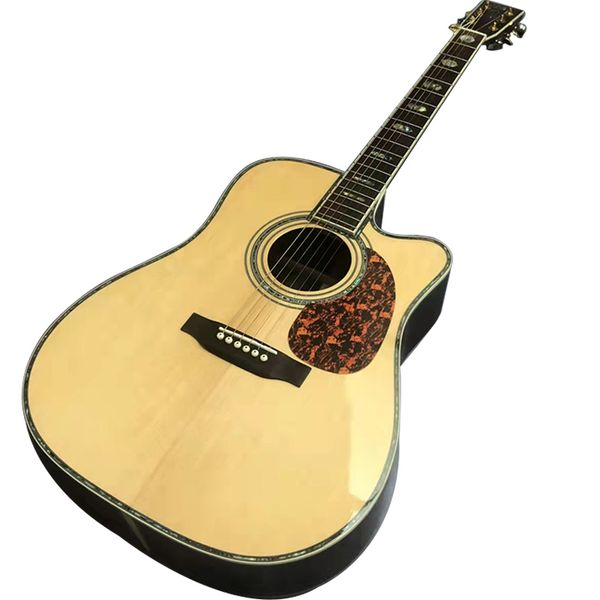 

41 inch d barrel cutaway d45 series solid wood section acoustic acoustic guitar