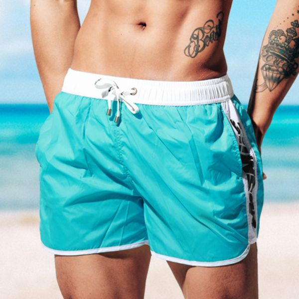 

men's shorts ultra thin and soft swimming shorts for men's swimwear swimsuit waterproof men's beach shorts surfing shorts 230, White;black