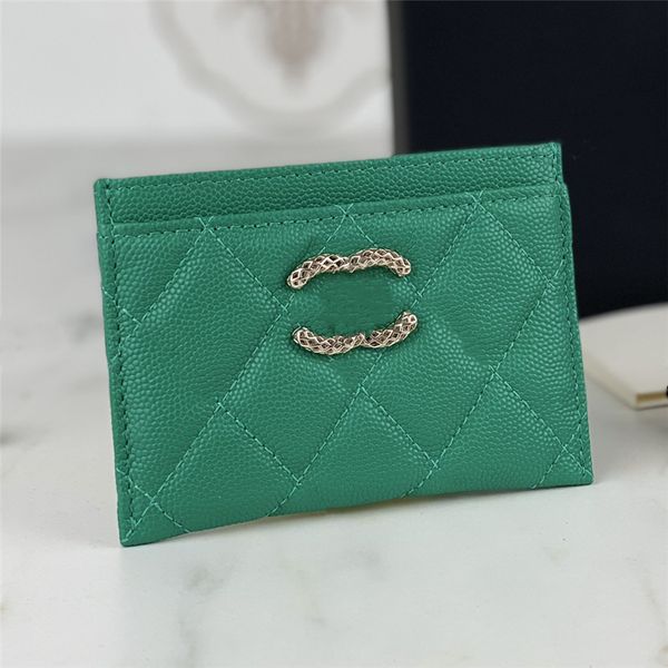 

fashion mens wallet 2023 channel luxury design mini womens business card holder single zipper long square card casual bags a2-011, Red;black