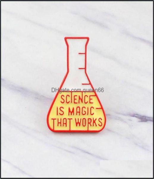 

pins brooches jewelry creative measuring cups to do experiments quotscience is magic that worksquot decorations special cartoo5146228, Gray