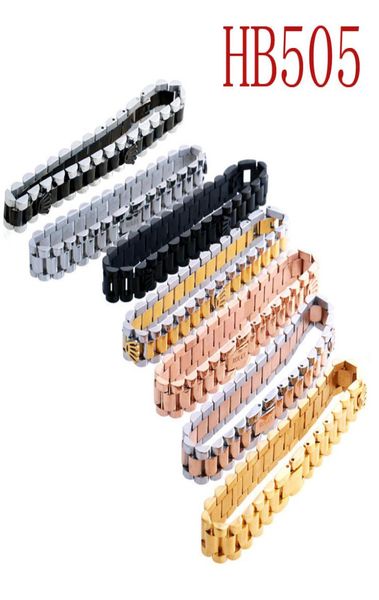 

stainless steel chain bracelet fashion designer jewelry women accessories mens gold bracelets bangles 20192654370, Black