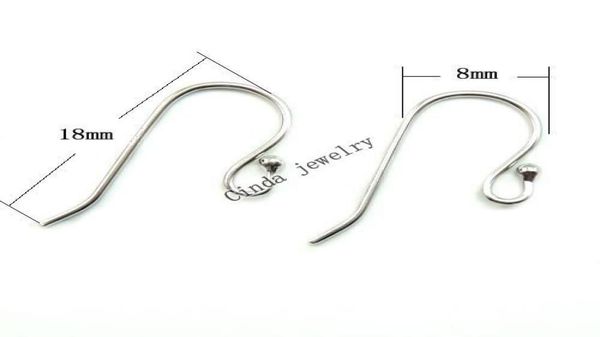 

10pairslot 925 sterling silver earring hooks finding for diy craft fashion jewelry gift 18mm w0453894119