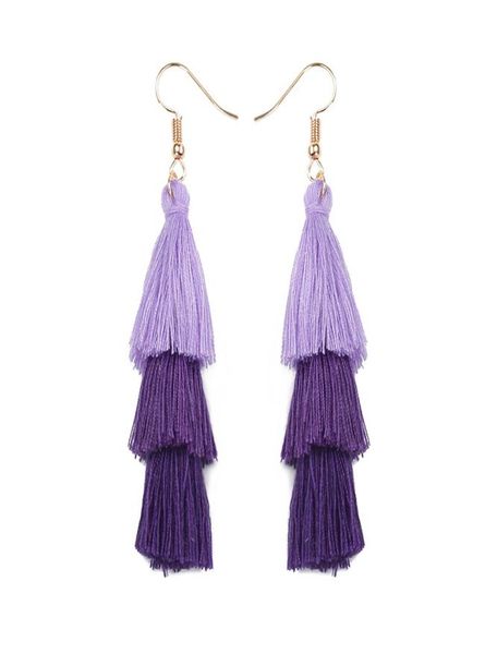 

vintage ethnic style multilayer fringe tassel dangle earrings for women boho maxi long drop earrings fashion jewelry accessories9668455, Silver