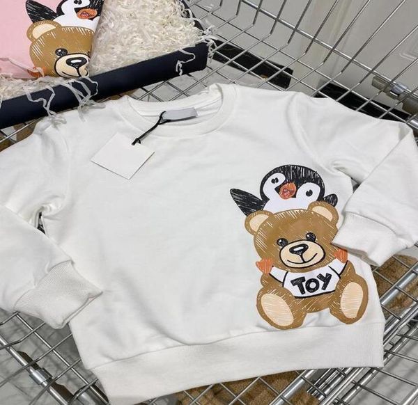 

kid hoodies sweatshirts girls boys letter print hoodie sprimg winter children clothes lovely strawberry bear clothing classic baby2557355, Black