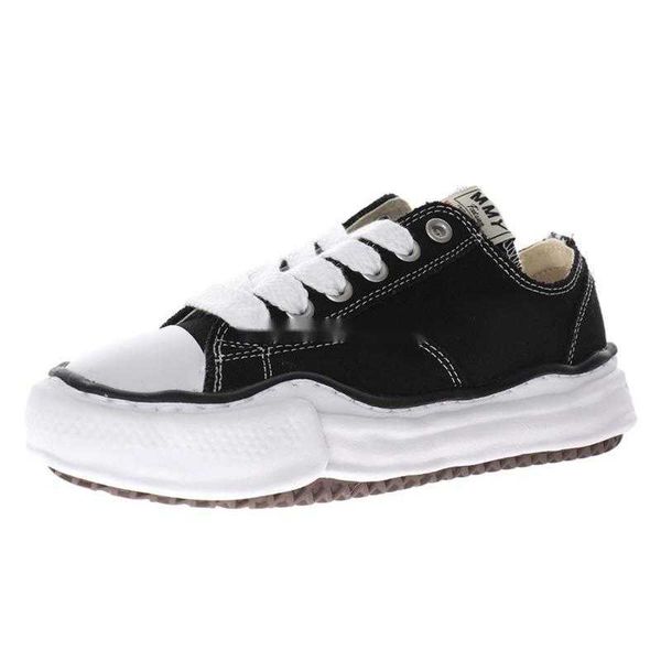 

maison mihara yasuhiro sole canvas shoes men toe cap mmy shoe women