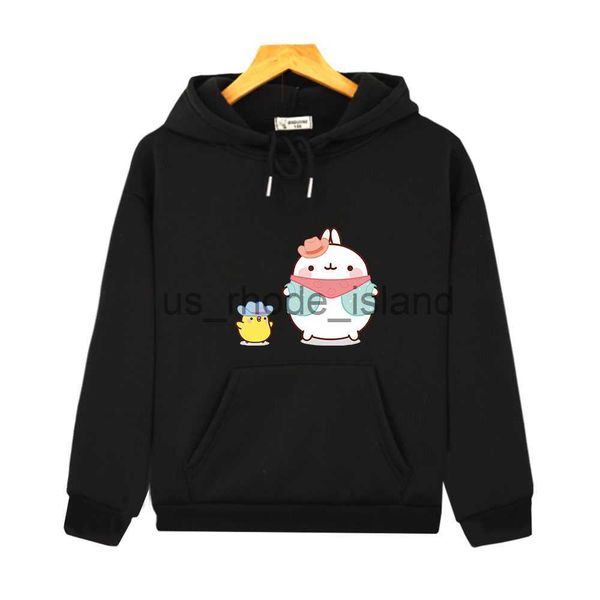 

jackets hoodies kids molang and piupiu hoodies cute rabbit sweatshirts baby pullover girls boys autumn clothes children's cartoon hood