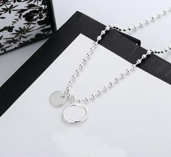 

personality letter plating necklace silver plated necklace for woman necklace gift fashion jewelry supply3549001