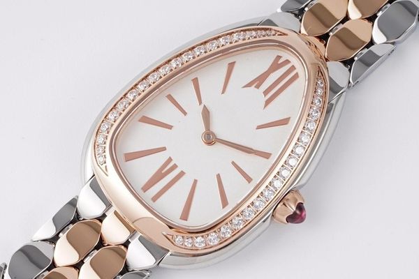 

2023 aaa luxury fashion watch ladies watch set classic diamond ring dial quartz battery, Slivery;golden