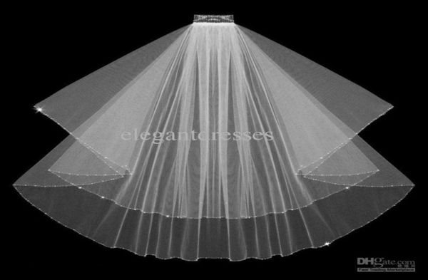 

tulle white elegant bridal wedding veil 04601234563067297