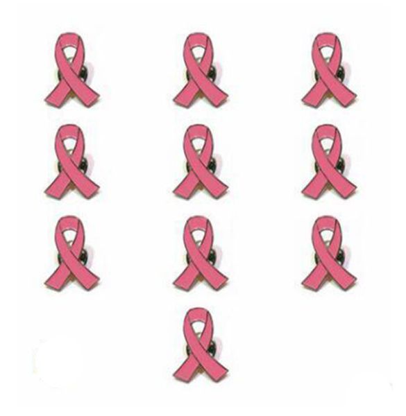 

pink ribbon badge brooch breast cancer awareness pink ribbon lap brooch2311547, Gray
