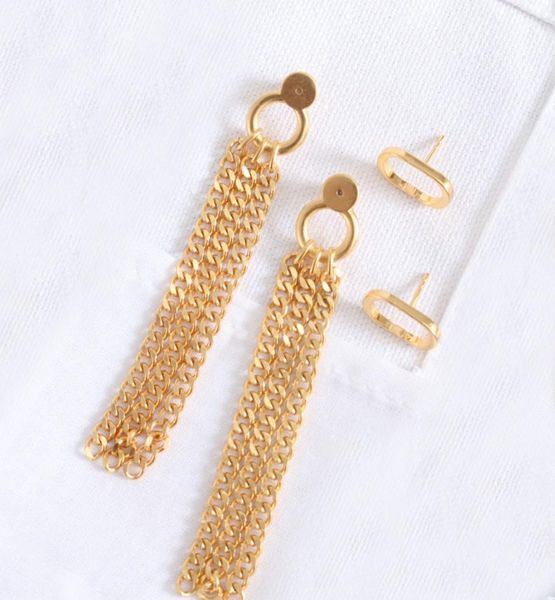 

fashion tassel charm earrings aretes for women party wedding lovers gift jewelry engagement with box hb5306554214, Silver