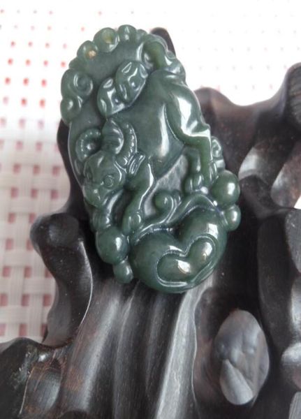 

china039s xinjiang hetian jade zodiac cattle peace pendant with d38762239, Silver